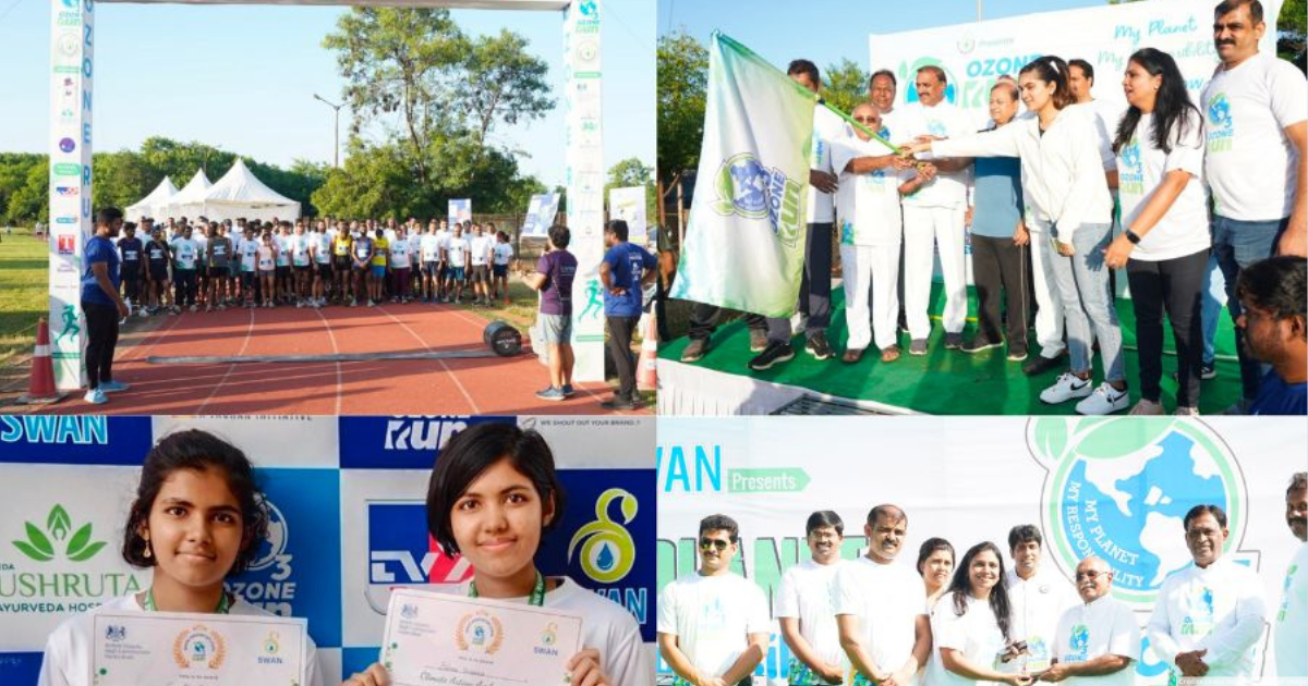 India’s first ‘Ozone Run’ Hosted by SWAN becomes a major hit among denizens in Hyderabad